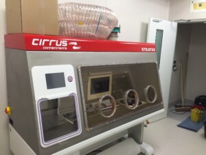 AES Cirrus glove port manufacture