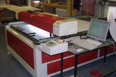 New laser cutting machine plastic machining