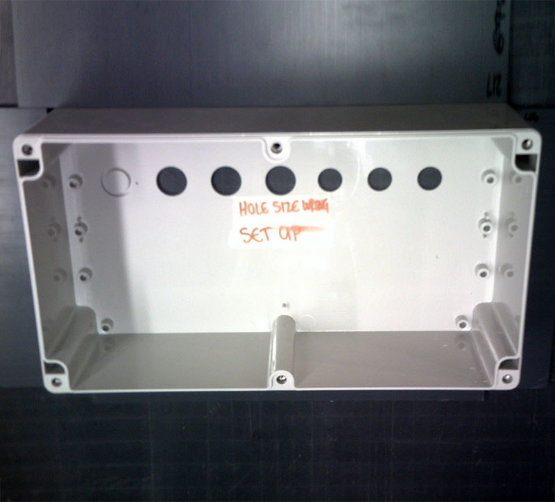 Plastic fabricated enclosure - Bray Plastics, Bedfordshire.