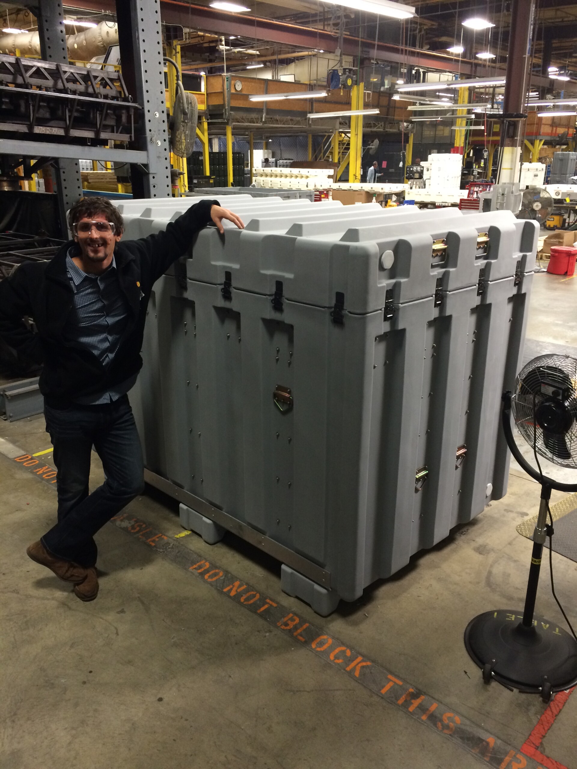 vacuum formed panels for refrigration crate refrigeration industry