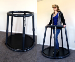 WizDish VR containment frame fabricated by Bray Plastics