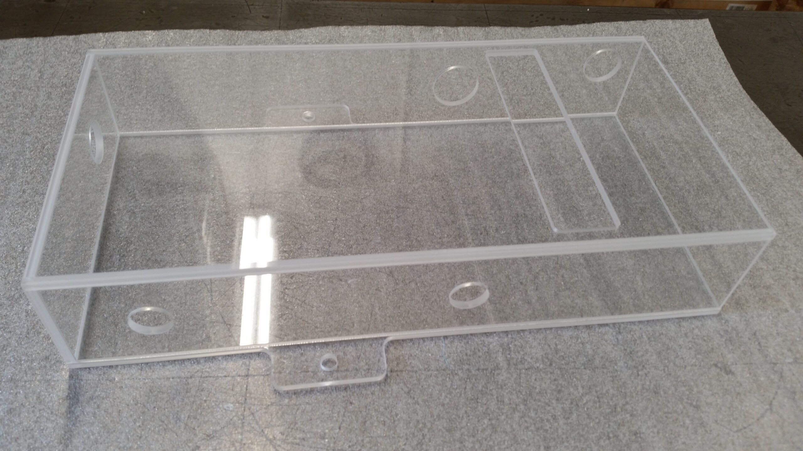 Plastic enclosure fabrication