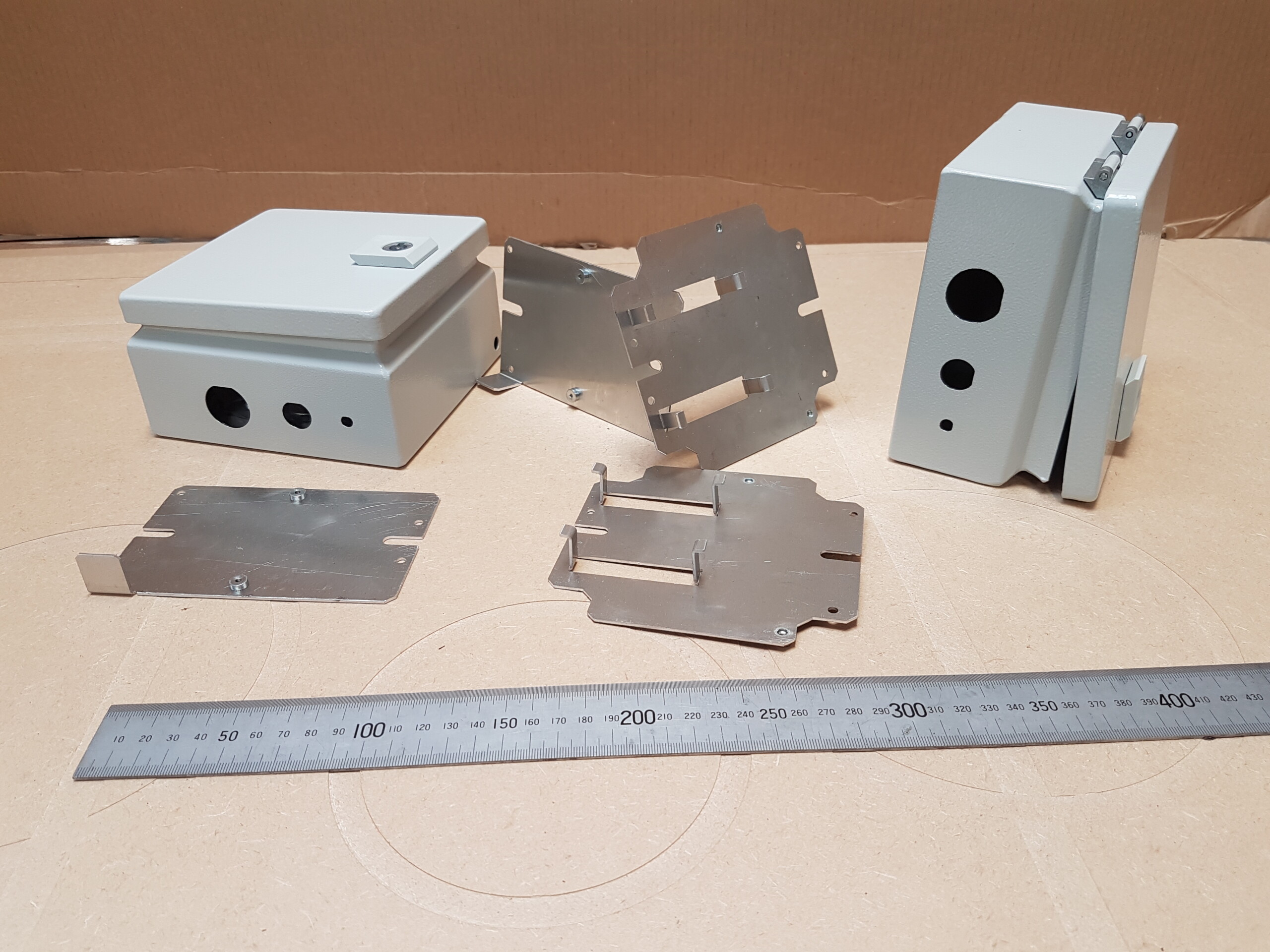 Machined Steel Enclosure & Chassis Plates