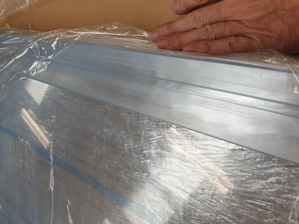 machined acrylic pmma perspex vacuum chamber door