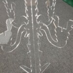 Acrylic candle stick