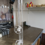 Fabricated acrylic demostration steam valve