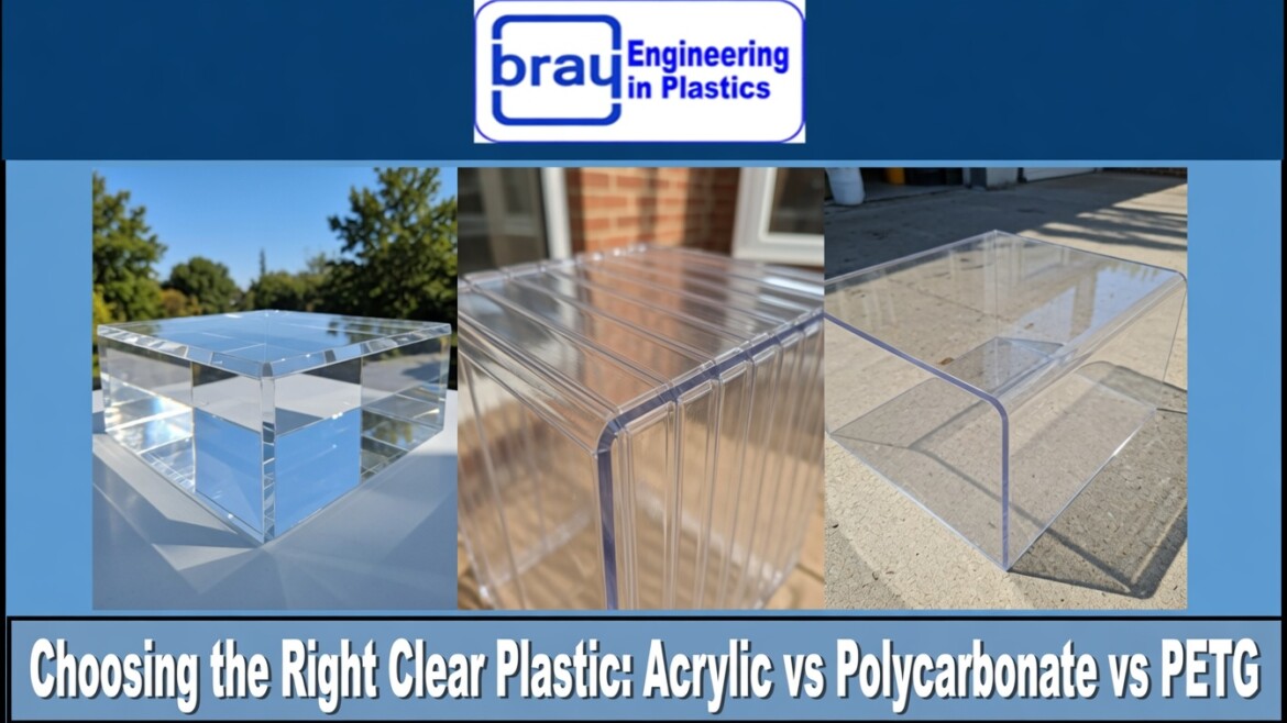 Choosing the Right Clear Plastic for Your Project: Acrylic vs Polycarbonate vs PETG